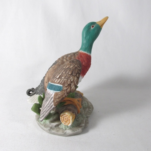 Mallard Drake Duck Porcelain Bird Figurine John James Audubon Figure 1986 ID-267 - Picture 4 of 6